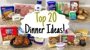 '20 of the BEST Quick & Easy Dinner Recipes! | TASTY Cheap Meal Ideas! | Julia Pacheco'