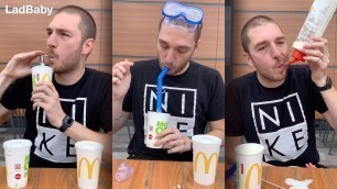 'When Dads got EVEN MORE McDonald\'s paper straw hacks 