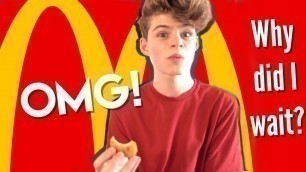 'FIRST TIME TRYING MCDONALDS **TRUE REACTION**'