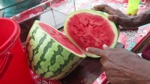 'Watermelon | Tarmuj Ninja Cutting Skills | Street Food of Dhaka | Food Cart'