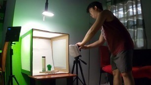 'DIY PHOTO LIGHT BOX FOR PRODUCT SHOOT PINOY VERSION'