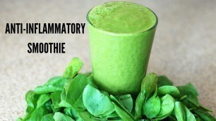 Anti-inflammatory diet breakfast smoothie (plantbased vegan)