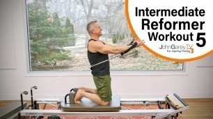 'Intermediate Pilates Reformer Workout 5'