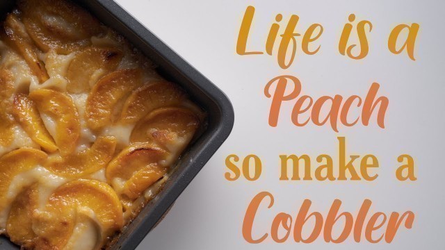 'Peach Cobbler Chef John Food Wishes'