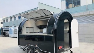 'bbq food trucks ice cream trailer street food cart fast food van'