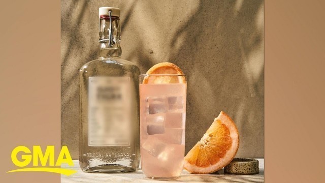 'How to make a refreshing 3-ingredient ‘Pink Tiger’ cocktail l GMA'