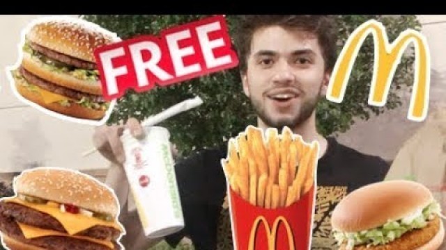 'FREE MCDONALDS EVERYTIME USING THIS TRICK!!!'