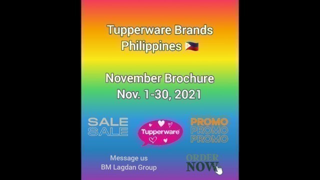 'November Brochure 2021 Tupperware Philippines'