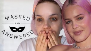 Anne-Marie Face Masks and Reveals Her Skincare Secrets | Masked And Answered | Marie Claire