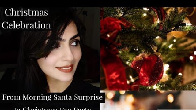 'Christmas Celebration at Home Vlog l Decorations,Cake,House Party,Food,Dancing,Singing & What Not...'