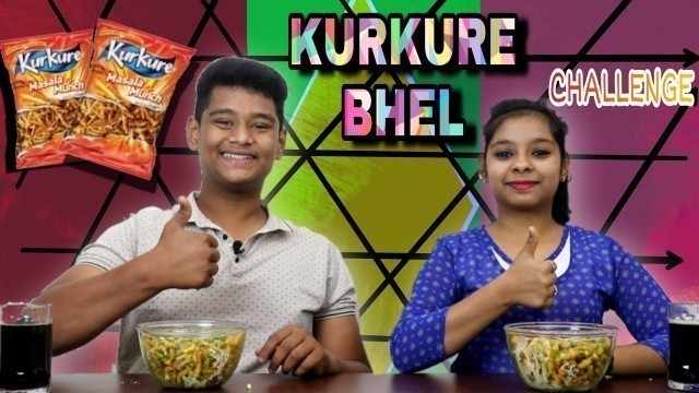 'KURKURE BHEL EATING CHALLENGE || BJ FOOD CHANNEL || BHAVIK JOSHI || PRIYANI JOSHI || BJ ||'