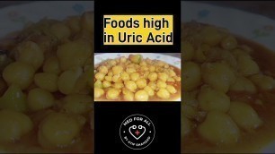 '10 foods high in uric acid|Foods to avoid in high uric acid levels #uricacid #shorts #viralvideo'