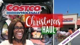 'COSTCO HAUL | Christmas Food | Shop with me | Christmas 2017 Menu'