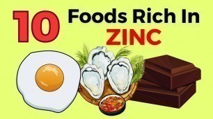 'Top 10 Foods High in Zinc  | Zinc Rich Foods | VisitJoy'