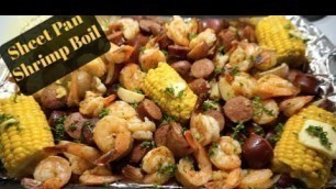 'Sheet Pan Shrimp Boil | ONE PAN DINNER IDEAS  | SEAFOOD RECIPES'