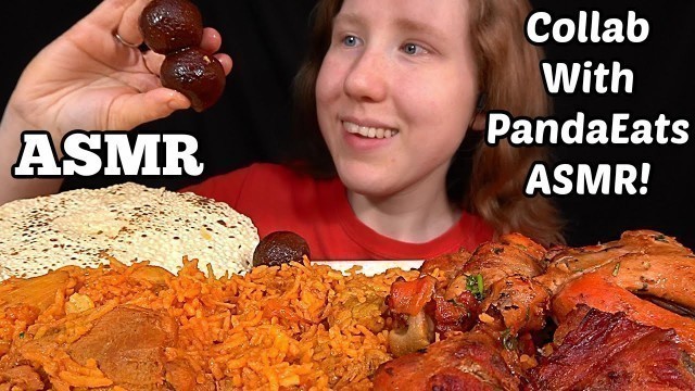 'ASMR INDIAN FOOD (Chicken Biryani) MUKBANG (No Talking) REAL EATING SOUNDS | SongByrd ASMR'