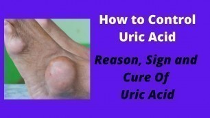 'How to Control Uric Acid in body by  natural food। #uricacid #uricacidtreatment #nitin'