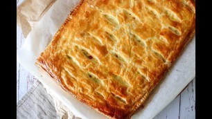 Delicious Creamy Chicken Pie With Puff Pastry - Easy Dinner - By One Kitchen