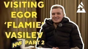 'Visiting Flamie from @NAVI CS:GO Part 2 [ENG SUBS] talking about food, diet and weight loss'