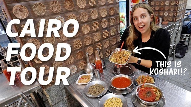 'Americans eat KOSHARI for the First Time in Cairo, Egypt!'