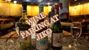 Jiko Wine Tasting - Vegan & non-vegan review - Animal Kingdom Lodge - Walt Disney World