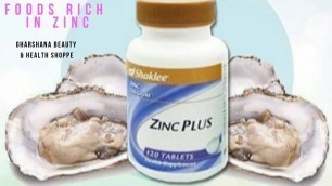 'Top Foods High In Zinc | The Health Benefits Of Zinc | Zinc Supplements For Amazing Health Benefits'