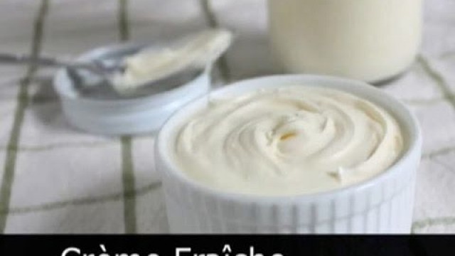 'Homemade Creme Fraiche! How to Make Sour Cream - Foodwishes'