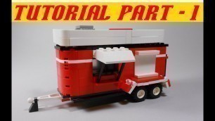 'LEGO Food Trailer Tutorial Part - 1'