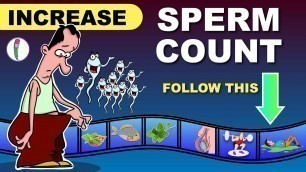 'How to increase Sperm Count | Sperm count increase food | Infertility | Low Sperm Count - Solution'