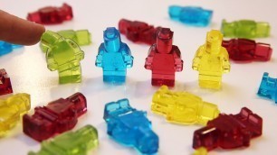 'Gummy Lego Minifigures - Food Toys - How To Make It'