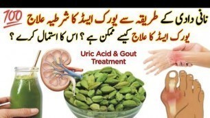 'Uric Acid ka Elaj in Urdu  جسم میں یورک ایسڈ کی زیادتی کا گھریلو علاج Uric Acid Foods to Avoid'