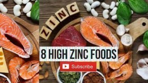 '8 High Zinc Foods & BenefitsMust watch for good health'