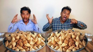 'Chicken Samosa Eating Challenge | Chicken Samose Eating Competition | Food Challenge India'