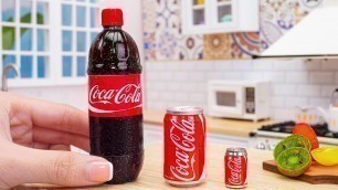 'How to make Miniature Cola Gummy Bottle Recipe | ASMR Cooking Mini Food & Satisfying Video'