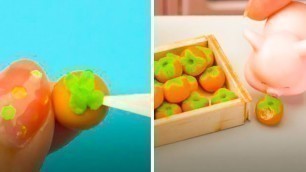 'How To Make Mini Sapodilla For BARBIE | MINIATURE IDEAS FOR DOLLHOUSE | #Shorts'