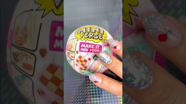 'MGA MINIVERSE MAKE IT MINI FOOD Satisfying Video ASMR #shorts #makeitminifood #asmr'