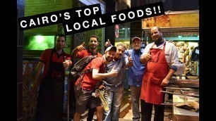 'FINDING Cairo\'s BEST LOCAL and STREET FOODS | Egypt TRAVEL VLOG 