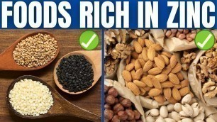 'FOODS RICH IN ZINC - 8 Foods That Are High in Zinc!'