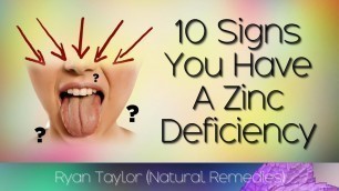 '10 Common Signs Of A Zinc Deficiency'