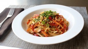 'Spicy Chicken Noodles - Easy Asian-Inspired Chicken Noodles Recipe'