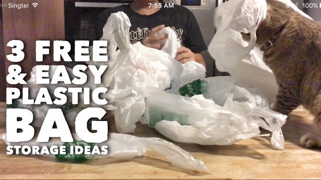 'Kitchen Hacks: 3 Free & Easy DIY Plastic Bag Storage Ideas'