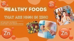 '11 HEALTHY FOODS THAT ARE HIGH IN ZINC #shorts'