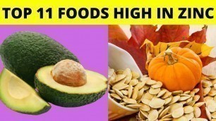 '✅TOP 11 FOODS HIGH IN ZINC. Zinc Rich Fruits And Vegetables. Zinc Rich Vegetables.'