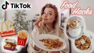 'TikTok virale Food Hacks im TEST! Pancake Cereal, whipped coffee, DIY McDonalds I Meggyxoxo'