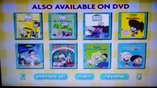 'The Loud Street: Let\'s Eat! Funny Food Songs DVD Menu Walkthrough'