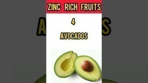 'Top 8 Zinc Rich Fruits'