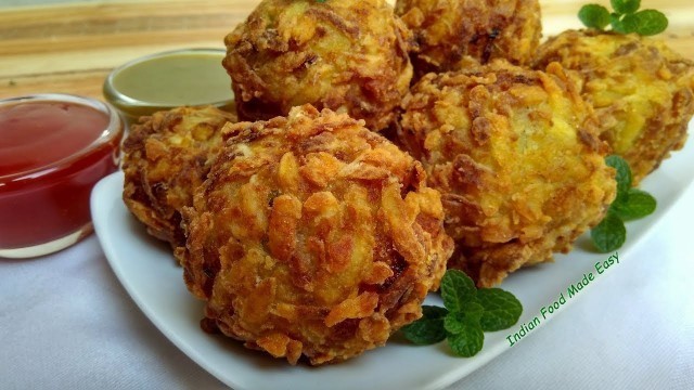 'Potato Crispy Balls Recipe in Hindi by Indian Food Made Easy'