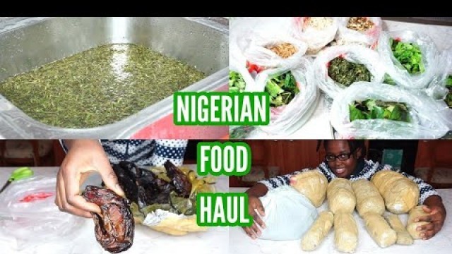 'Nigerian mini food stuffs unboxing + Tips on storing them.'