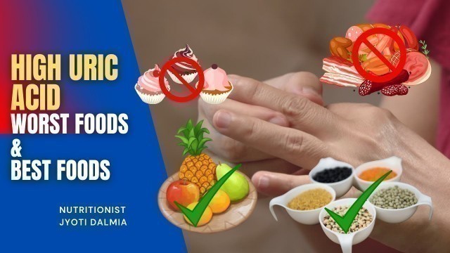 'High Uric Acid! Worst & Best Foods to Eat'