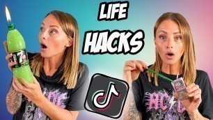 'JE TESTE DES LIFE HACKS TIKTOK ! (Fake ou réussite ?)'